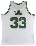 Celtics Larry Bird Authentic Signed 1985 White M&N HWC Swingman Jersey BAS Wit 2