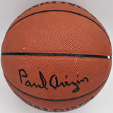 Paul Arizin Autographed NBA Leather Basketball Philadelphia Warriors JSA AV29196