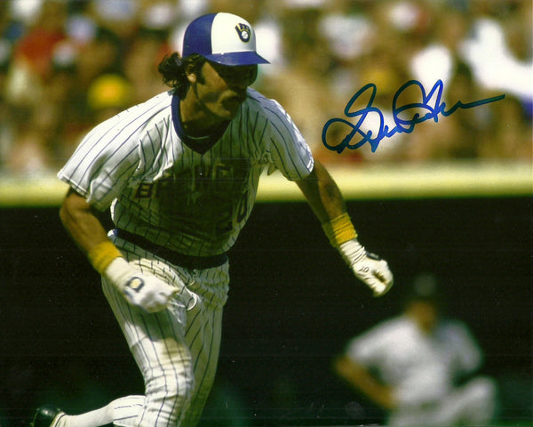 Brewers GORMAN THOMAS Signed 8x10 Photo #8 AUTO - HR Champ - 1982 World Series