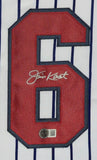 CUSTOM FRAMED MINNESOTA TWINS JIM KAAT AUTOGRAPHED SIGNED JERSEY BECKETT HOLO
