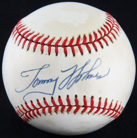 Tommy Holmes Signed ONL Baseball (Autograph Reference COA) 2x All-Star (45 & 48)