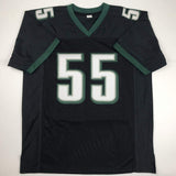 Autographed/Signed Brandon Graham Philadelphia Black Football Jersey JSA COA