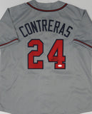 Atl Braves WS Champ WILLIAM CONTRERAS Signed Custom Replica Jersey AUTO - JSA