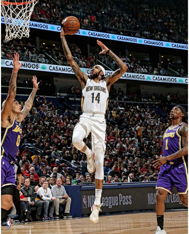 Brandon Ingram New Orleans Pelicans Layup vs. Los Angeles Lakers 16" x 20" Photo
