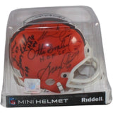 Graham Schafrath Lavelli +10 Cleveland Browns Signed Mini Helmet VSR4 BAS 56213