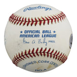 Yankees Yogi Berra "Good Luck" Authentic Signed Budig OAL Baseball BAS #BU64196