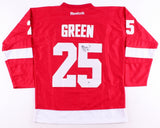 Mike Green Signed Detroit Red Wings Reebok Jersey (Beckett COA) All Star/Defense