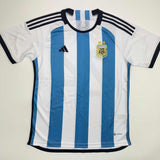 Autographed/Signed Enzo Fernandez Argentina Blue World Cup Jersey BAS COA