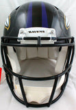 Ray Lewis Autographed Ravens F/S Speed Authentic Helmet w/HOF-BeckettW Hologram