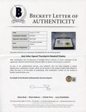 Bob Feller Signed LE AL Baseball Display w/ Thumbprint w/ Case (Beckett) Indians