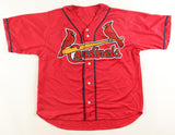 Mark McGwire Signed St Louis Cardinals Jersey (Authentic Ink) 87 Rookie o/t Year