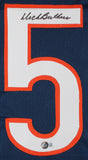 Dick Butkus Authentic Signed Navy Blue Pro Style Framed Jersey Autographed BAS