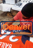 Champ Bailey Autographed/Signed Pro Style Orange XL Jersey Beckett 35660
