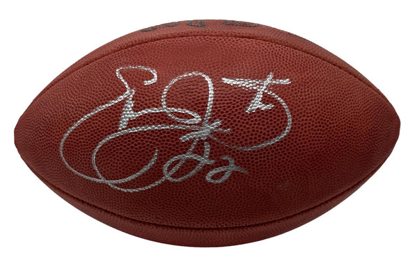 Emmitt Smith HOF Signed Official Wilson NFL Football Cowboys JSA 214109