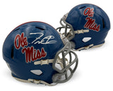 Trinidad Chambliss Autographed Ole Miss Rebels Signed Mini Helmet Beckett