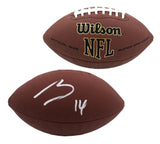 George Pickens Signed Pittsburgh Steelers Speed Composite Brown Football