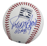 Reds Johnny Bench "HOF 89" Signed Hall OF Fame Logo Oml Baseball BAS #BY103710