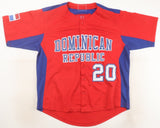 Sandy Alcantara Signed Dominican Republic Baseball Classic Jersey (JSA COA)