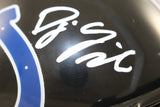 DJ Giddens Signed Indianapolis Colts 23 Alt Mini Helmet Beckett Witness 51644