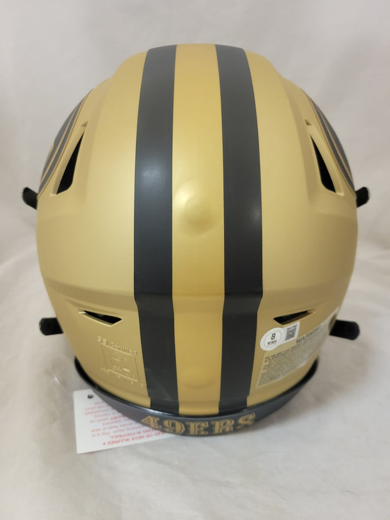 FRANK GORE SIGNED SAN FRANCISCO 49ERS RAVE SPEEDFLEX AUTHENTIC HELMET ...