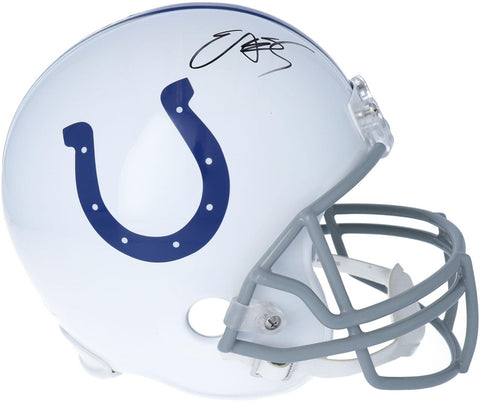 Edgerrin James Indianapolis Colts Signed Riddell Replica Helmet