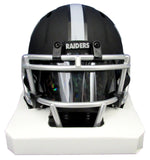 Davante Adams Signed/Auto Raiders Black Eclipse Mini Helmet Beckett 200940