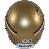 Derrick Brooks Autographed/Signed Florida State Mini Helmet Beckett WIT 54757