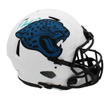 Travis Hunter Signed Jacksonville Jaguars Speed Authentic Lunar NFL Helmet