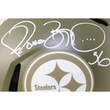 Jerome Bettis Autographed Pittsburgh Steelers Pro 22 STS Helmet Beckett 51790