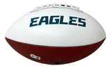 Zack Baun Signed Philadelphia Eagles Logo Football BAS