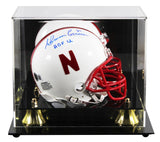 Nebraska Ahman Green HOF 12 Authentic Signed VSR4 Rep Mini Helmet W/ Case BAS