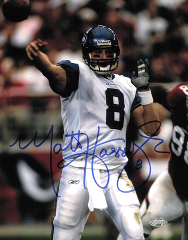 Matt Hasselbeck Autographed Signed 8x10 Photo Seattle Seahawks MCS Holo #63008