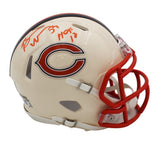 Brian Urlacher Signed Chicago Bears Speed Retro NFL Mini Helmet w/ "HOF 18" Insc