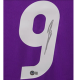 Karim Benzema Signed Real Madrid FC Away Soccer Jersey #9 with Beckett COA