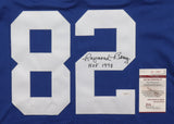 Raymond Berry Baltimore Colts Signed Jersey (JSA COA) 2x NFL Champion 1958-1959