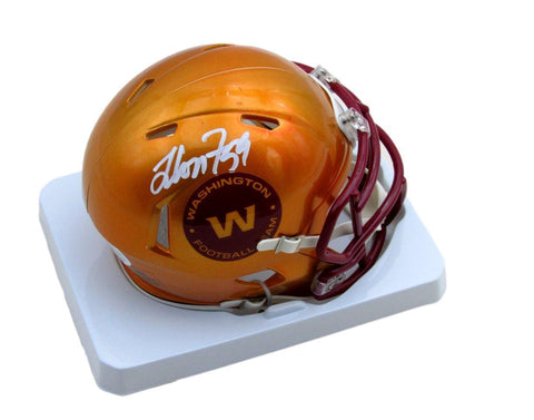 London Fletcher Signed/Autographed Flash Mini Helmet Commanders JSA 194006