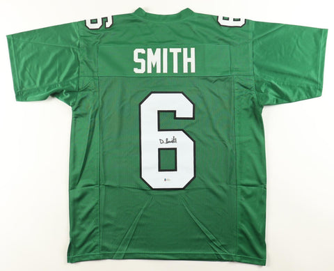DeVonta Smith Signed Philadelphia Eagles Green Jersey (Beckett) 2020 Heisman W.R