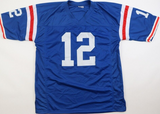 Terry Bradshaw Signed Louisiana Tech Bulldogs Jersey (Beckett) Pitt. Steelers QB