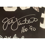 Jack Lambert Andy Russell Jack Ham Signed Steelers 11x14 BAS 46386