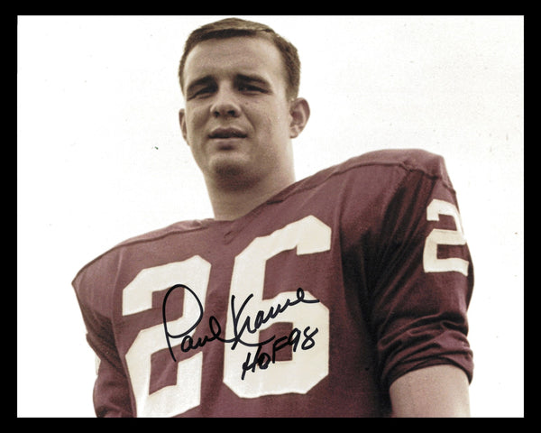 Paul Krause Autographed Signed 8x10 Photo Minnesota Vikings "HOF 98" SKU #247451