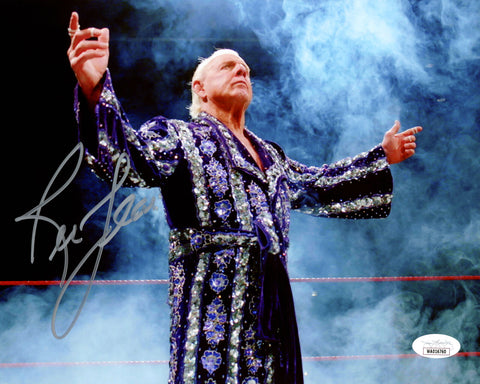 RIC FLAIR AUTOGRAPHED SIGNED 8X10 PHOTO JSA STOCK #203567