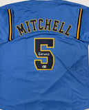 Brewers GARRETT MITCHELL Signed Custom Replica Alt Jersey AUTO - BAS