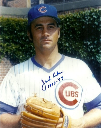 Chicago Cubs JACK AKER Signed 8x10 Photo AUTO