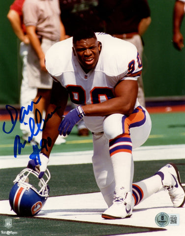 Dan Williams Autographed/Signed Denver Broncos 8x10 Photo Beckett 57621