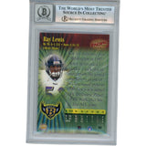 Ray Lewis Autographed/Signed 1998 Pacific #40 Trading Card Beckett 52984