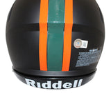 Ray Lewis & Ed Reed Autographed Miami Hurricanes '17 Nights F/S Helmet BAS 39865