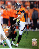 Brandon McManus Autographed Denver Broncos 8x10 Photo JSA COA