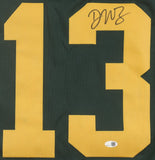Dontayvion Wicks Signed Green Bay Packers Color Rush Jersey (JSA) Wide Receiver