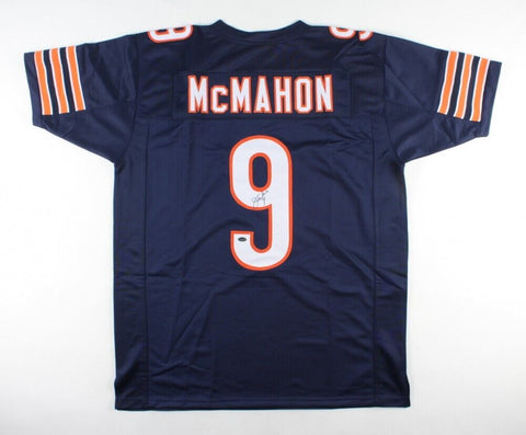 Jim McMahon Signed Chicago Bears Jersey (Schwartz COA) Super Bowl XX Q.B.
