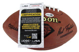 Joe Namath HOF Signed/Autographed Wilson NFL 75 Leather Football Jets JSA 204871